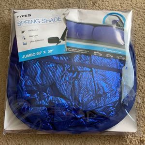 Type S blue silver spring shade jumbo 68 x 32 NIB